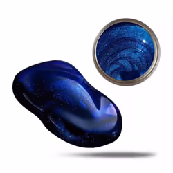 Cosmic Shift Blue: Heat-Resistant Color-Changing Paint