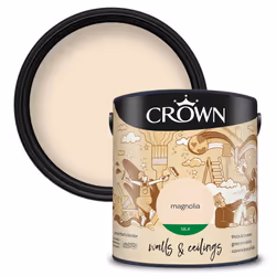 Crown Silk Paint Emulsion Walls & Ceilings 2.5L - Magnolia