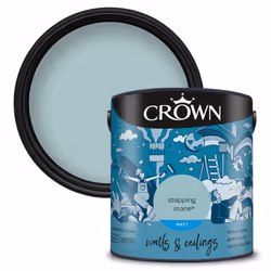 Crown Matt Paint Emulsion Walls & Ceilings 2.5L - Stepping Stone