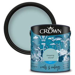 Crown Matt Paint Emulsion Walls & Ceilings 2.5L - Stepping Stone