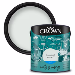 Crown Matt Paint Emulsion Walls & Ceilings 2.5L - Botanical Extract