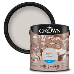 Crown Matt Paint Emulsion Walls & Ceilings 2.5L - Dash Of Nutmeg