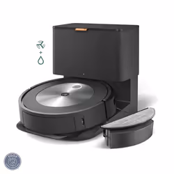 iRobot Roomba Combo j5, Dust bag, Black, Round, Android, iOS, Lithium-Ion (Li-Ion), 856 mm