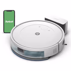 iRobot Roomba Combo Essential, Bagless, White, Round, 3 wheel(s), 0.4 L, 0.2 L