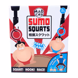 Sumo Squats! The Original Sumo Squat, Hook & Race Party Game. Family Fun Games.