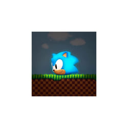 Sonic The Hedgehog Shaped Mood Light. Bedroom Night Light. Soft Glow Lamp. Detailed 3D Sonic Head Shape. Officially Licensed Sonic The Hedgehog