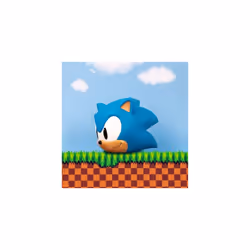 Sonic The Hedgehog Shaped Mood Light. Bedroom Night Light. Soft Glow Lamp. Detailed 3D Sonic Head Shape. Officially Licensed Sonic The Hedgehog