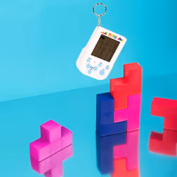 Fizz Creations Tetris Keyring Arcade
