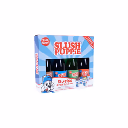 SLUSH PUPPiE ZERO Sugar 4 Pack Syrup Set - 4x180ml  Slush Puppy