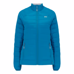 Polar Womens Packable Reversible Down Jacket - UK 8, Petrol Soft Grey
