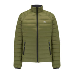 Polar Mens Packable Reversible Down Jacket - XS, Khaki Black