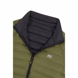 Polar Mens Packable Reversible Down Jacket - XS, Khaki Black