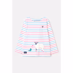 Causeway Kids Long Sleeved Top - 5-6 Yrs, Lamb Bird Print