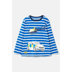 Oliver Kids Long Sleeved Top - 1-2 Yrs, Police Helicopter Print