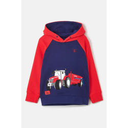 Jack Kids Hoodie - 7-8 Yrs, Red Tractor Slurry