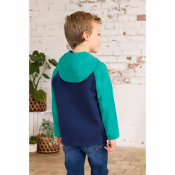 Jack Kids Hoodie - 7-8 Yrs, Green Tractor Slurry
