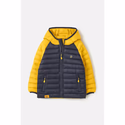 Carter Kids Padded Jacket - 4-5 Yrs, Navy Yellow