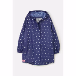 Cara Kids Rain Parka - 1-2 Yrs, Navy Floral