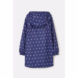 Cara Kids Rain Parka - 1-2 Yrs, Navy Floral