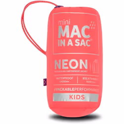 Origin Kids Mini Packable Waterproof Jacket - 2-4 Yrs, Neon Watermelon