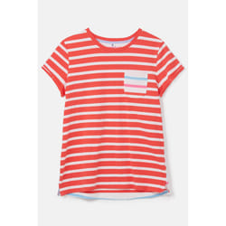 Causeway Womens T-Shirt - UK 12, Watermelon Stripe