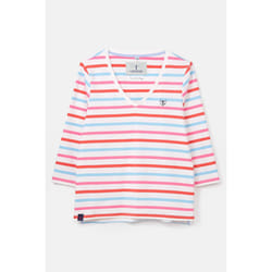Ariana Womens Top - UK 10, Watermelon Pink Stripe