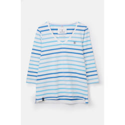 Ariana Womens Top - UK 10, Blue Stripe
