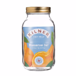 6x Kilner 1L Screw Top Preserve Jars Food Storage Jams Pickles Chutney