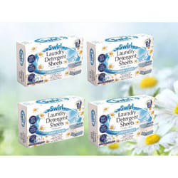 80 Dissolvable Laundry Detergent Sheets Non Bio Fresh Clean Scent