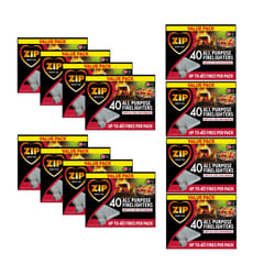 480 Zip Firelighters All purpose Fire Starter Cubes Open Fire Pit BBQ