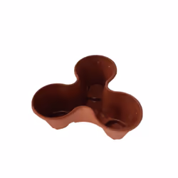 1 Terracotta Strawberry Trio Planter Flower Pot Stackable Plastic Pot