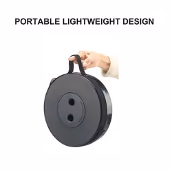 Black Portable Folding Telescopic Stool Adjustable Camping Chair 45cm