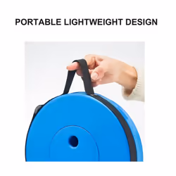 Blue Portable Folding Telescopic Stool Adjustable Camping Chair 45cm