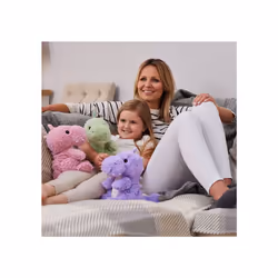 Warmies 13" Heatable Microwavable Baby Dinosaur Purple Soft Toy Wheat Filled & Lavender Scented