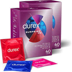 Durex - Surprise Me Condoms 40 Pack x 2 - (80 Condoms)