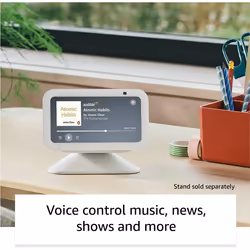 Echo Show 5 | Smart display and alarm clock with clearer sound