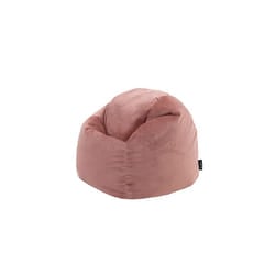 Aurora Kids Bean Bag Chair, Dusk Pink, Velvet Bean Bag Seat for Kids, Luxury Children's Bean Bags for Girls and Boys with Filling Included