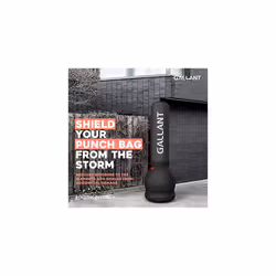 Free Standing Punch Bag Cover - Tear Resistant & Weather Resistant Heavy Boxing Bag Cover Waterproof with Elastic Finishing for Secure Grip - Fits for