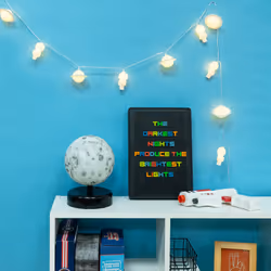 Astronaut String Lights Glow in The Dark USB Powered Space Themed String Lights