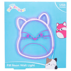 Squishmallows Fifi the Fox Neon Wall Light. Liscensed Mood Light.