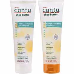 Cantu Shea Butter Sensitive  Hypoallergenic Shampoo & Conditioner