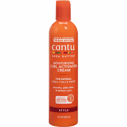 Cantu Shea Butter Curl Activator Cream, Grow Strengthening Treatment, Leave-In Conditioning Cream (Set Of 3)