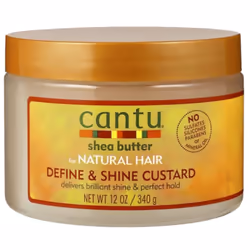 Cantu Shea Butter Curl Activator Cream 12Oz, Define & Shine Custard12Oz, Coconut Curling Cream 12Oz (Set Of 3)