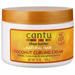 Cantu Shea Butter Curl Activator Cream 12Oz, Define & Shine Custard12Oz, Coconut Curling Cream 12Oz (Set Of 3)