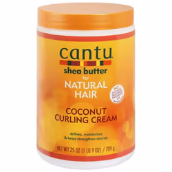 Cantu Coconut Curling Cream, Sulfate Free Shampoo & Hydrating Cream Conditioner (Set Of 3)