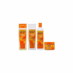 Cantu (Set Of 4) Cream Shampoo, Hydrating Conditioner 13.5Oz, Curl Activator Cream, Define & Shine Custard 12Oz