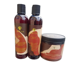 As I Am Naturally Curl Clarity Shampoo, Leave-In Conditioner, And Coconut Cowash (Set Of 3)