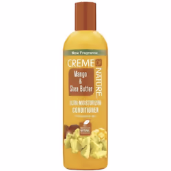 Creme Of Nature Mango And Shea Butter Conditioner, Shampoo & Leave-In Conditioner (Set Of 3)