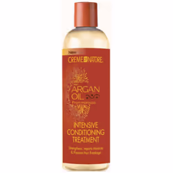 Creme Of Nature Argan Oil Sulfate-Free Shampoo 354Ml, Leave-In Conditioner & Conditioning Treatment (Set Of 3)
