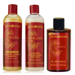 Creme Of Nature Argan Oil From Morocco Shampoo, Conditioner, Oil Treatment (Set Of 3)